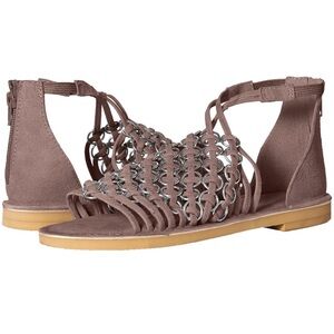 Musse & Cloud beige suede sandals